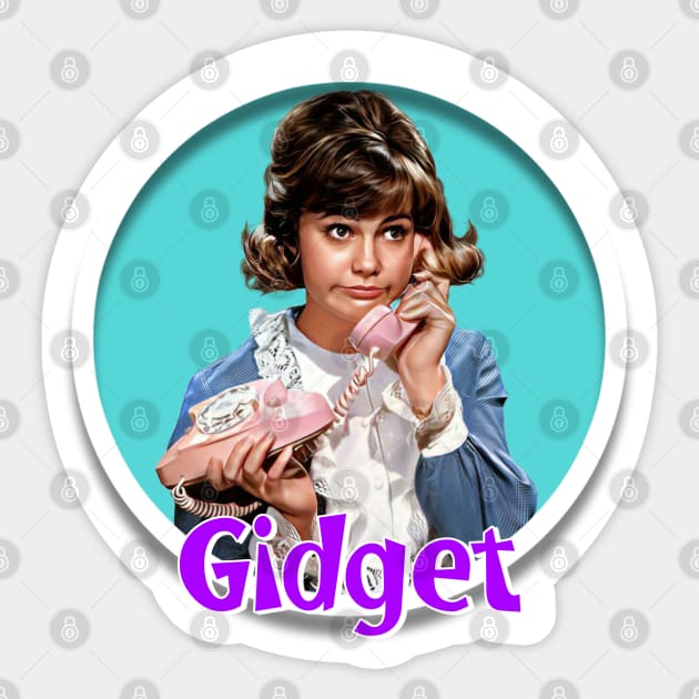 Gidget Sticker by Zbornak Designs